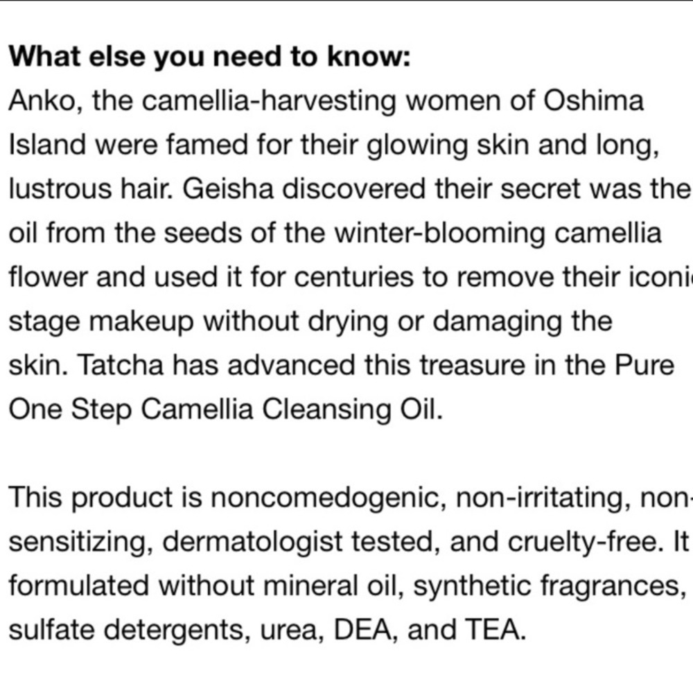 Tatcha Pure One Step Camellia Cleansing Oil - Picture 7 of 7